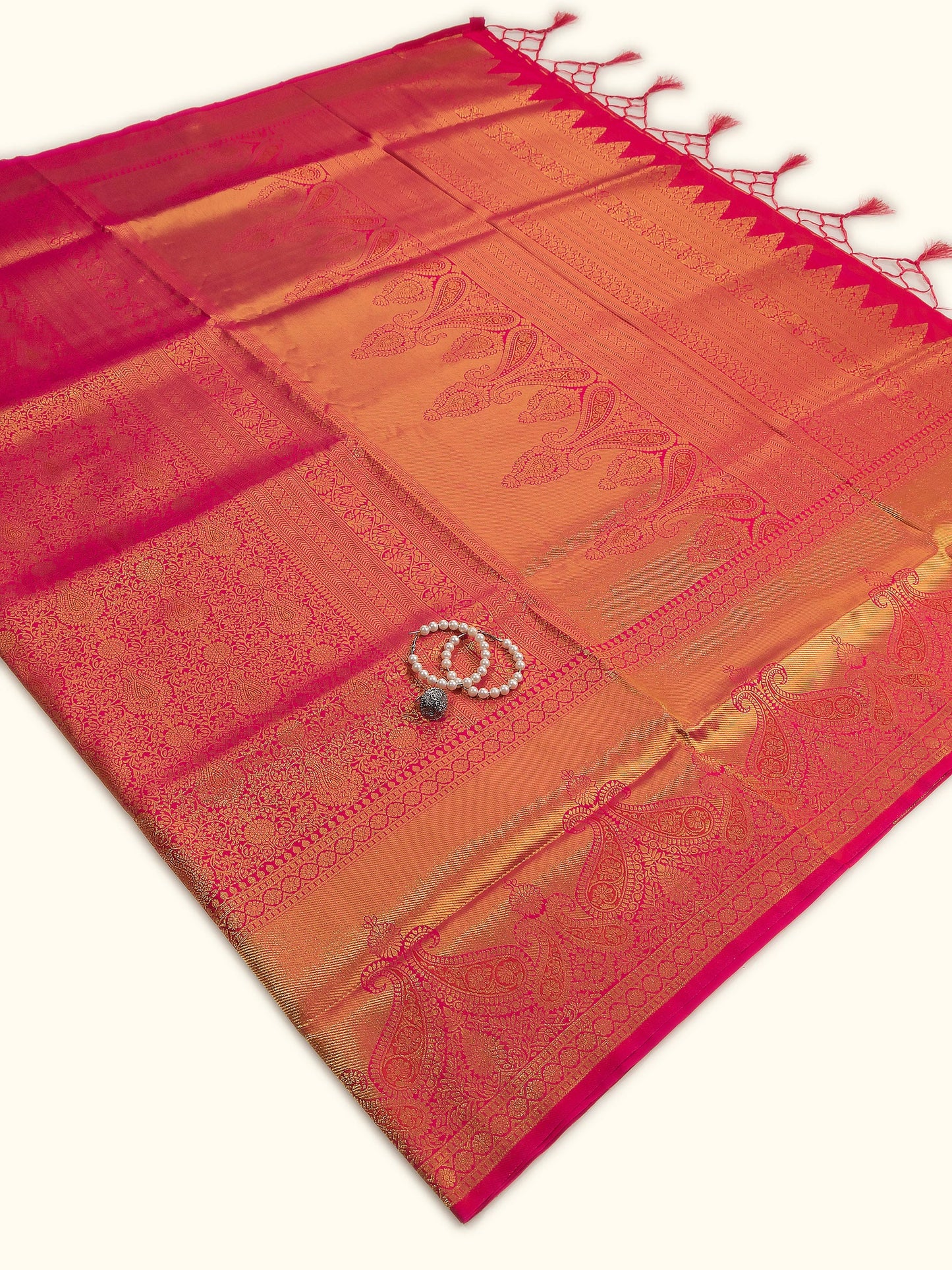 Petal Glow Banarasi Festive Saree