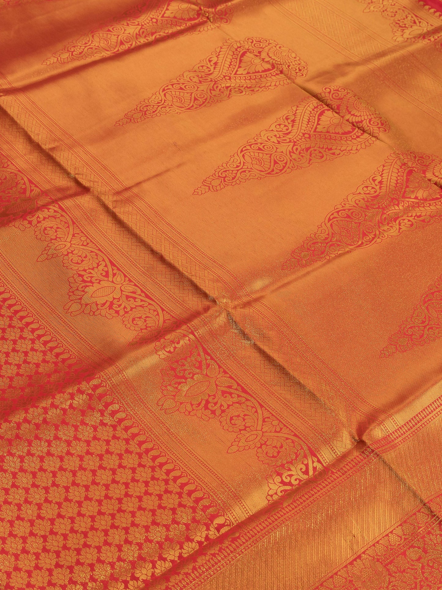 Traditional Red Banarasi Silk Saree