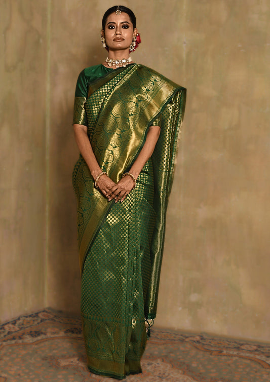 Banarasi Butti Work Silk Saree