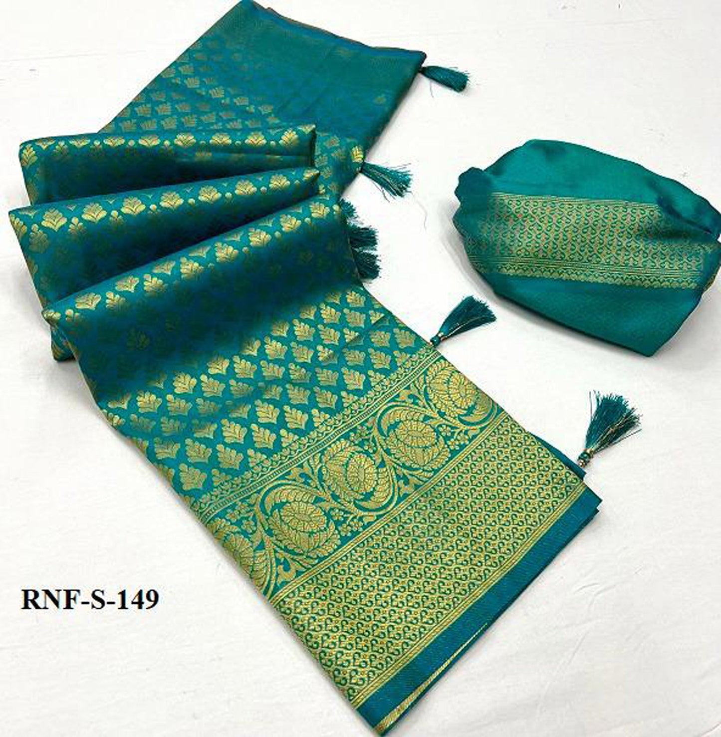 Green Grace Kanjivaram Butti Saree