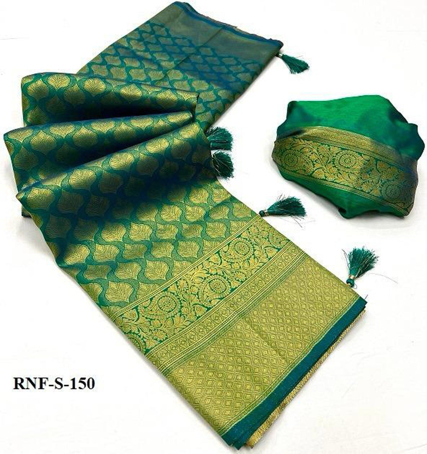 Green Radiance Zari Woven Kanjivaram Saree