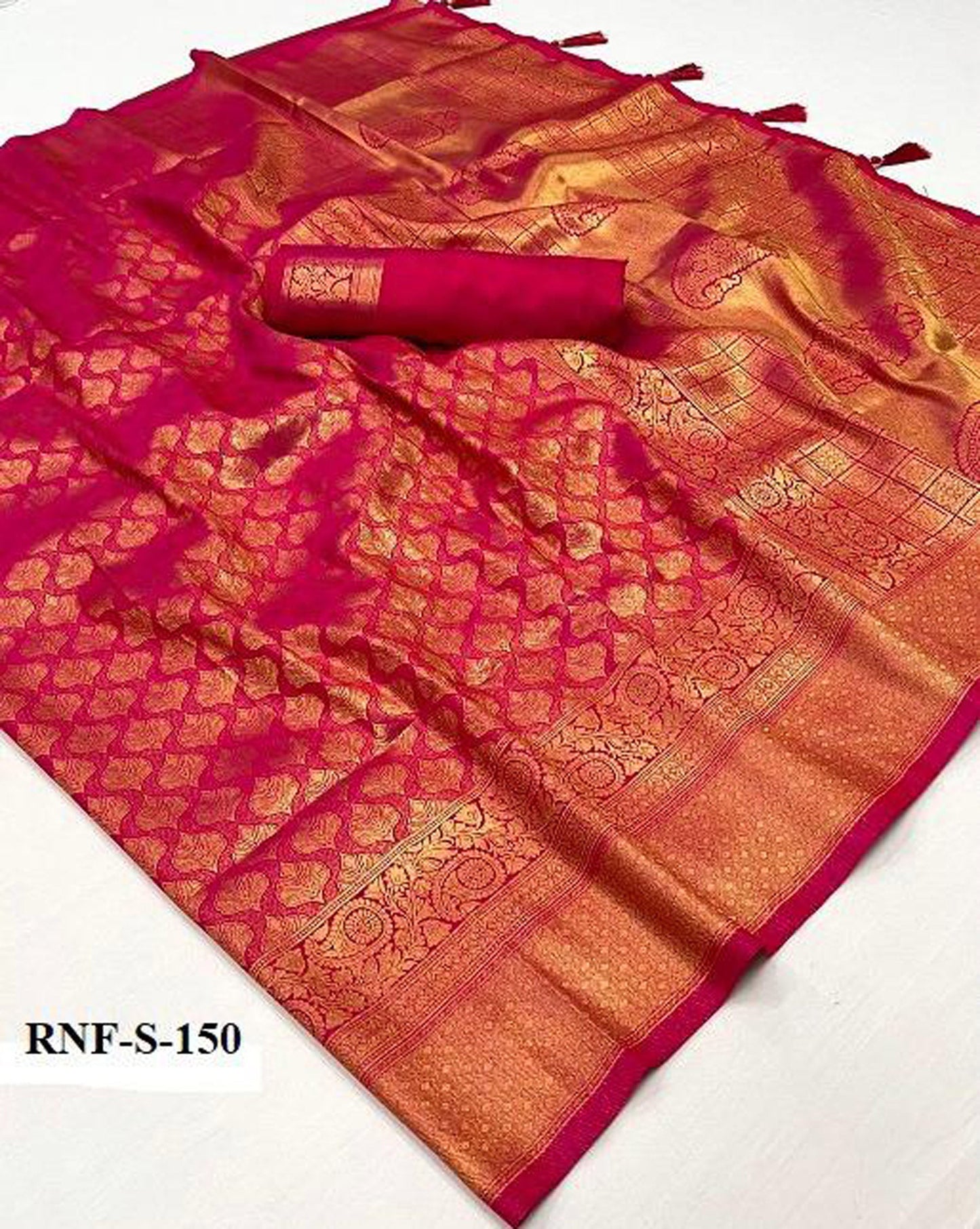 Pink Radiance Zari Kanjivaram Saree