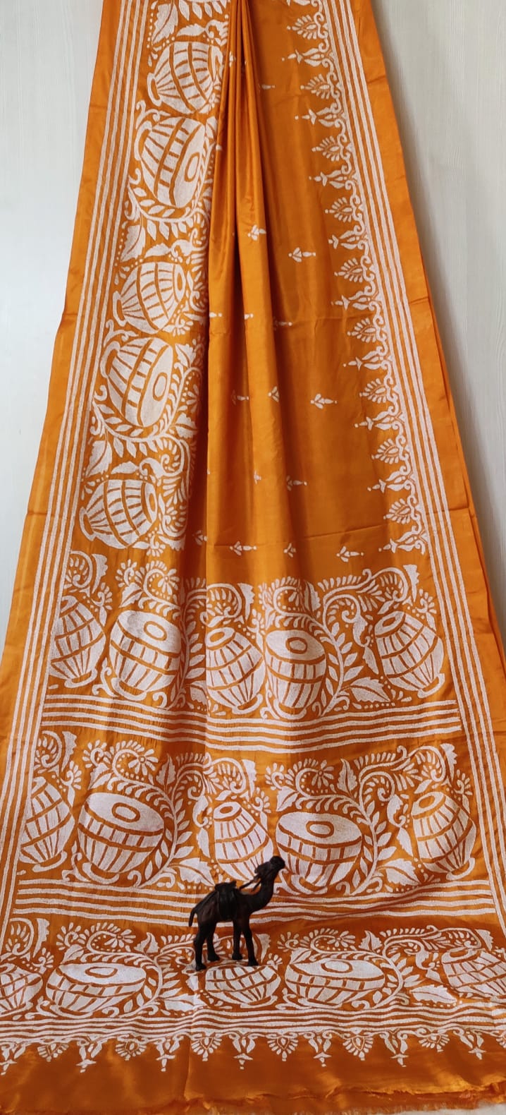 Kantha on bangalore Silk