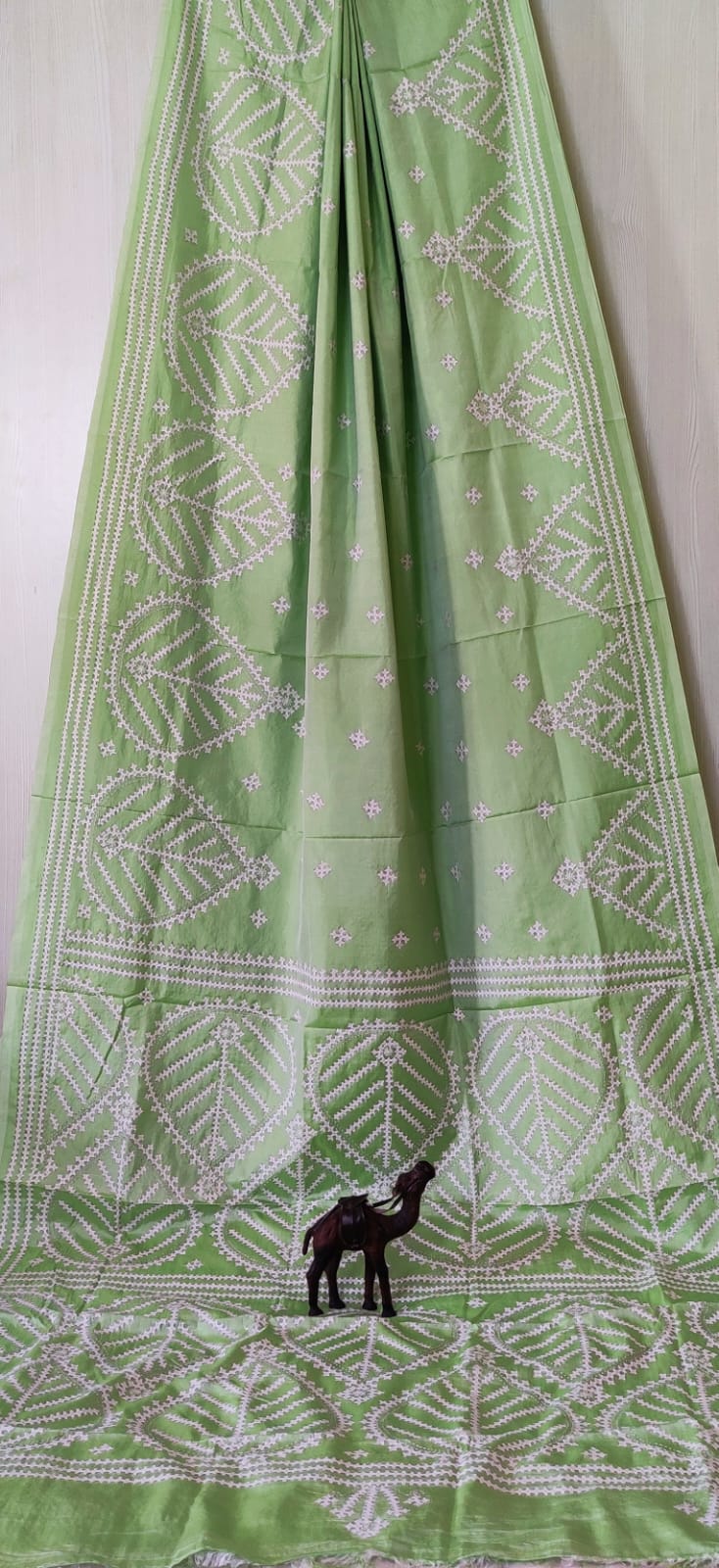 Kantha on bangalore Silk