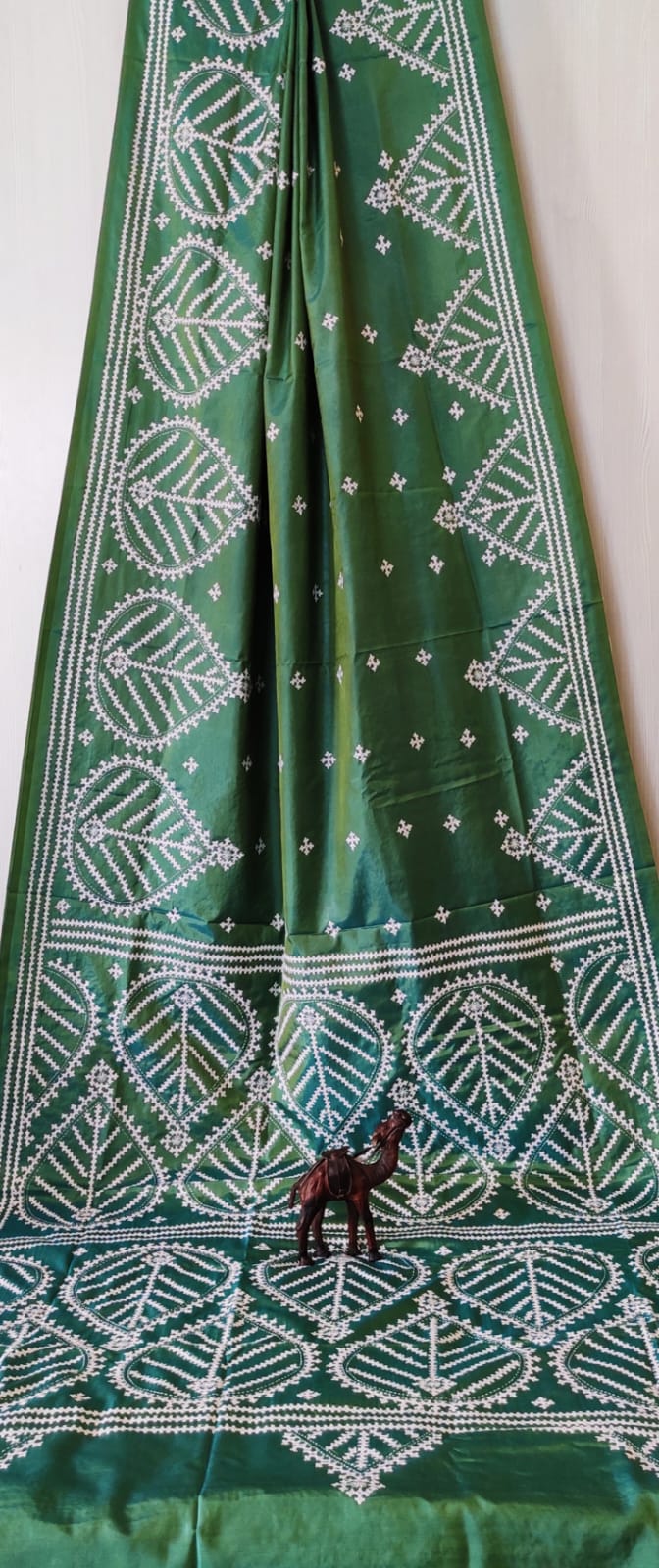 Kantha on bangalore Silk