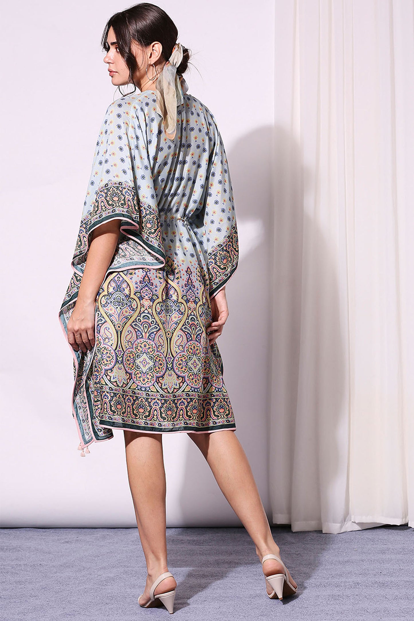 Ethnic Printed Kaftaan Dress