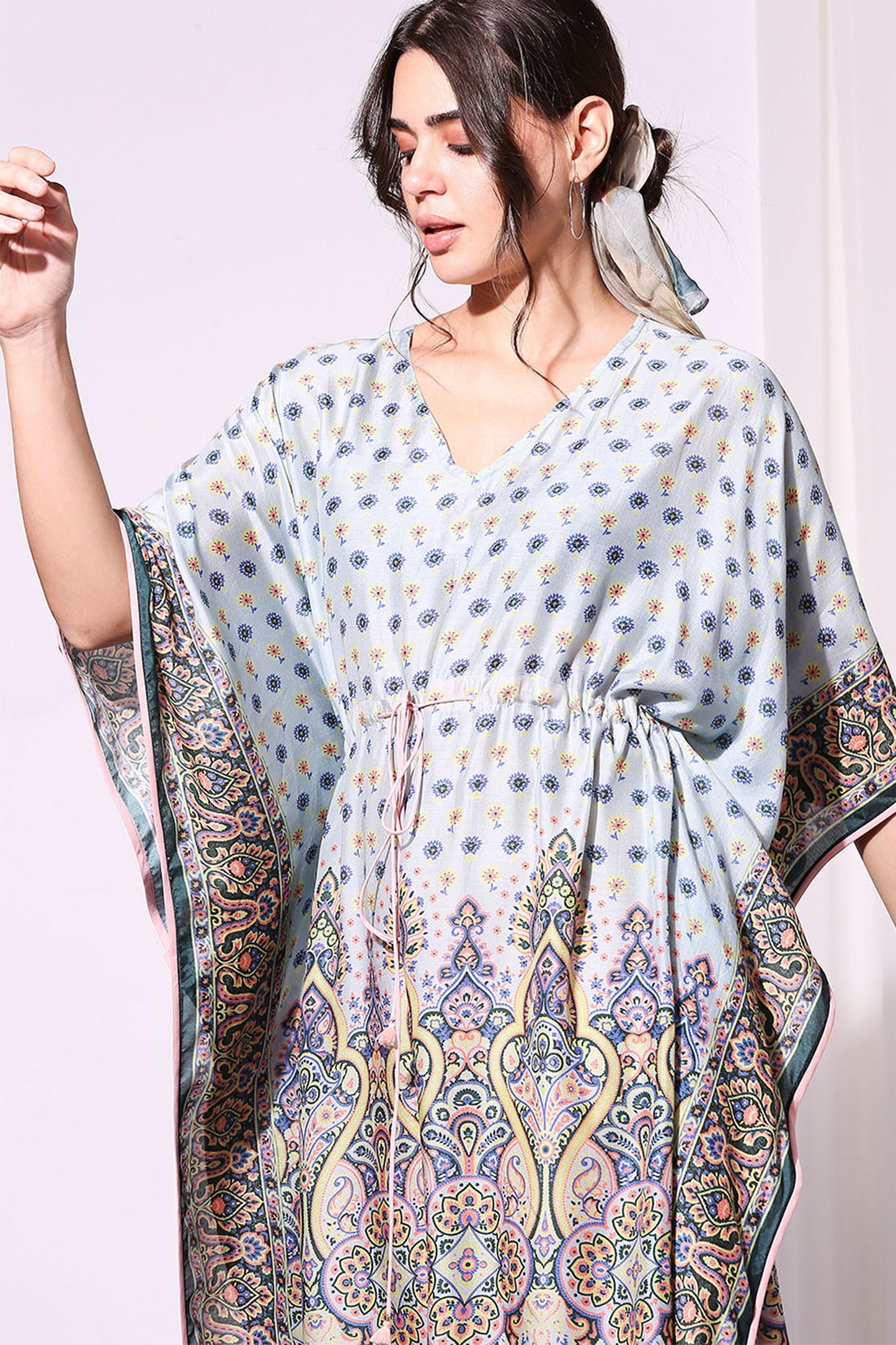 Ethnic Printed Kaftaan Dress