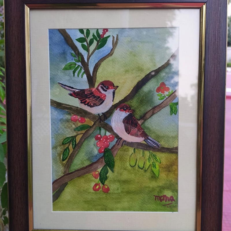 Serene - Birds Painting