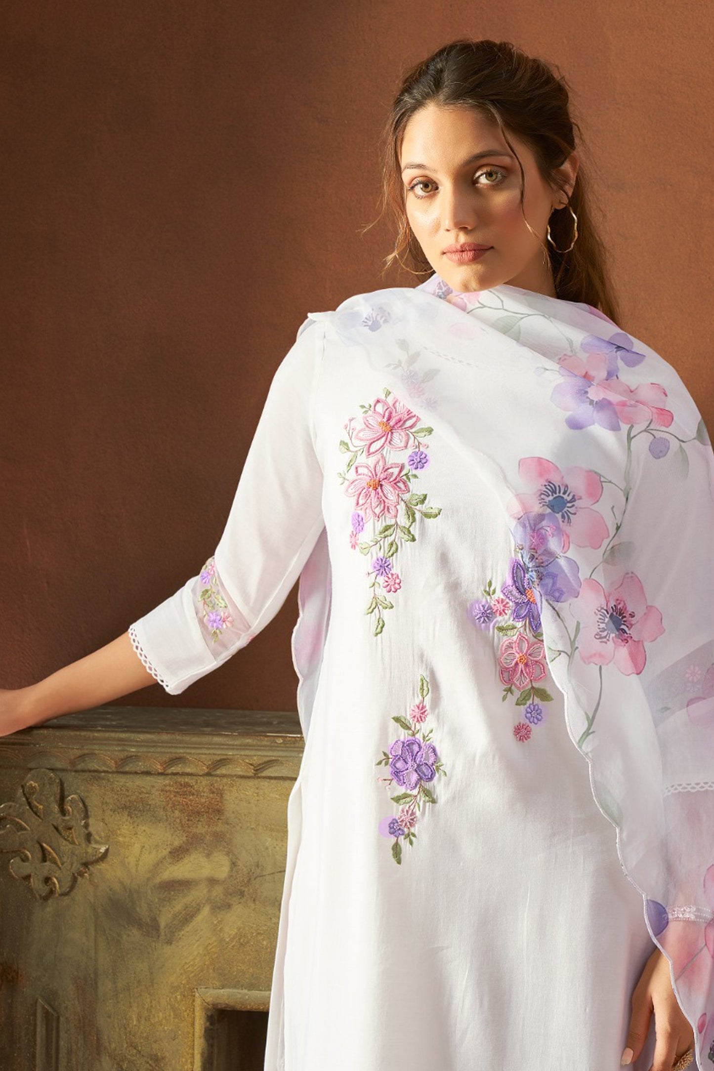 Moonlit Grace Silk Kurta Set