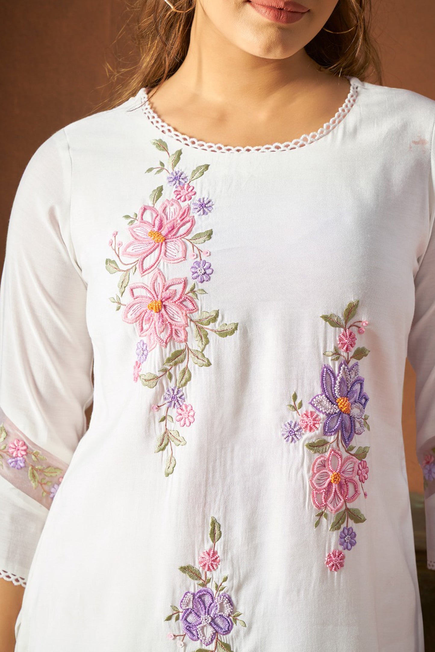 Moonlit Grace Silk Kurta Set