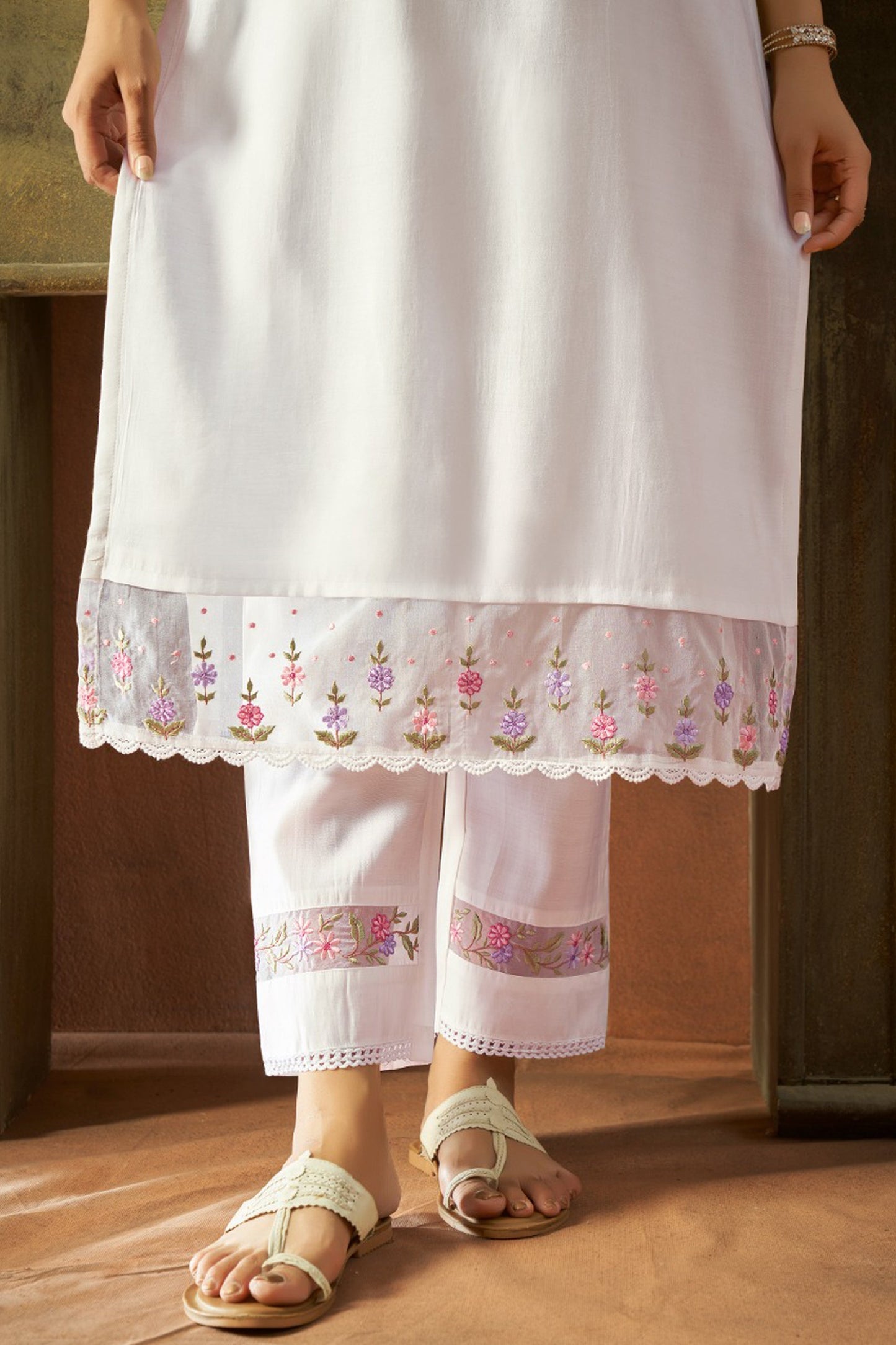 Moonlit Grace Silk Kurta Set