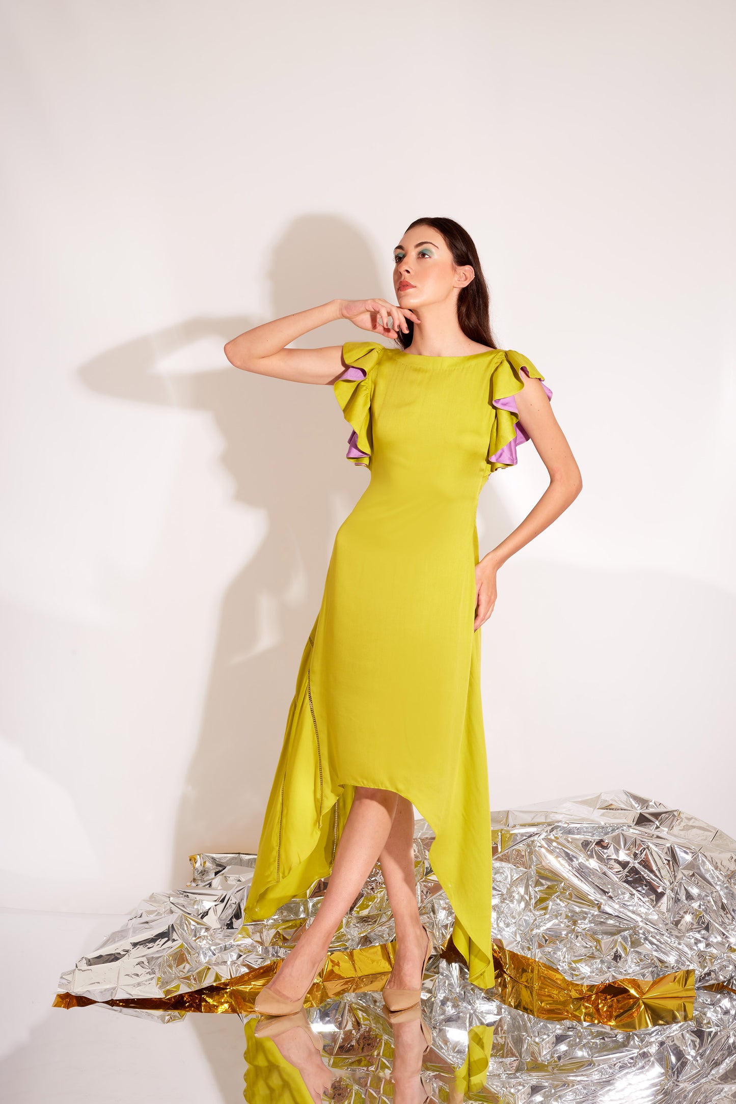 SLIME  Chartreuse  Dress