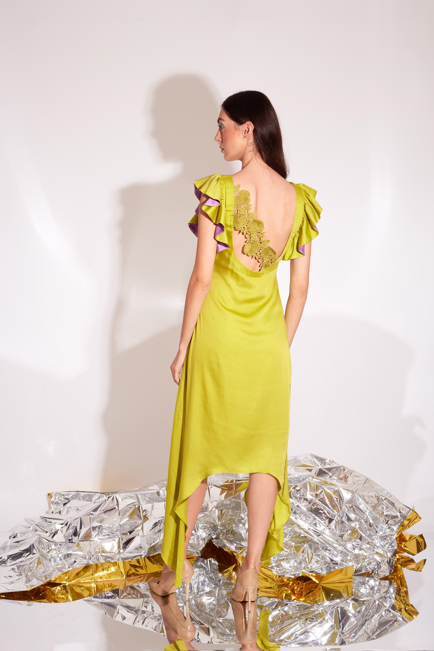 SLIME  Chartreuse  Dress