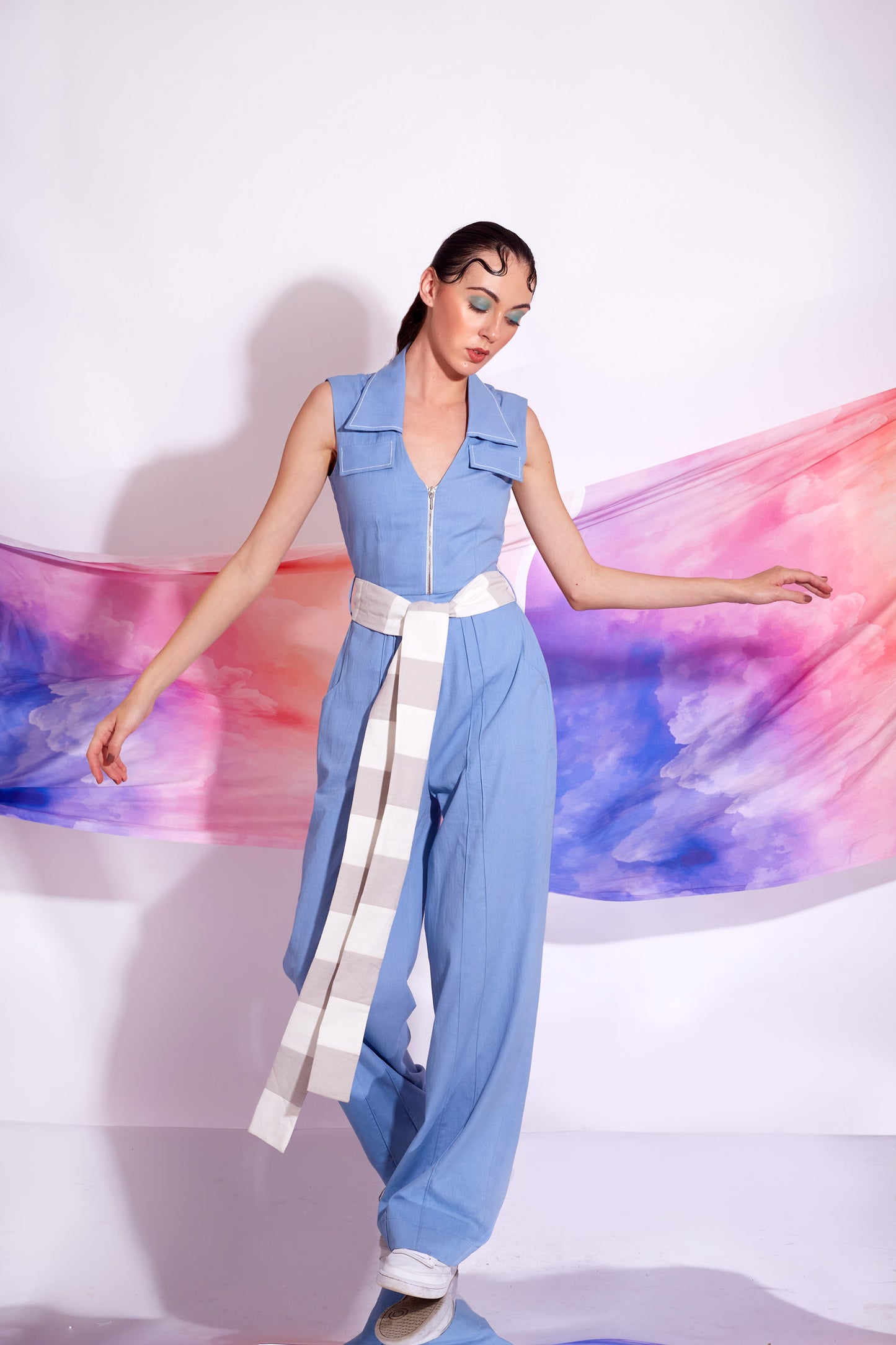 SKYLINE  Cerulean jumpsuit