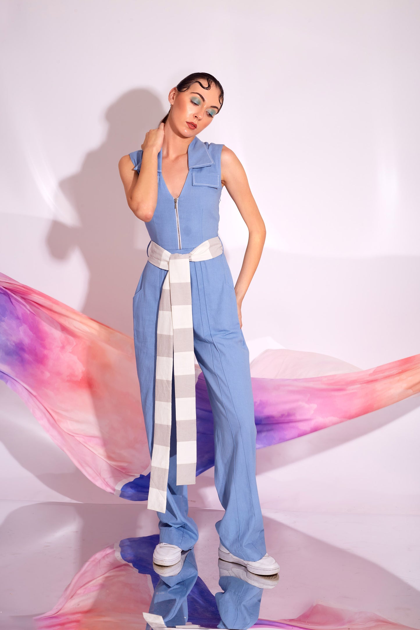 SKYLINE  Cerulean jumpsuit