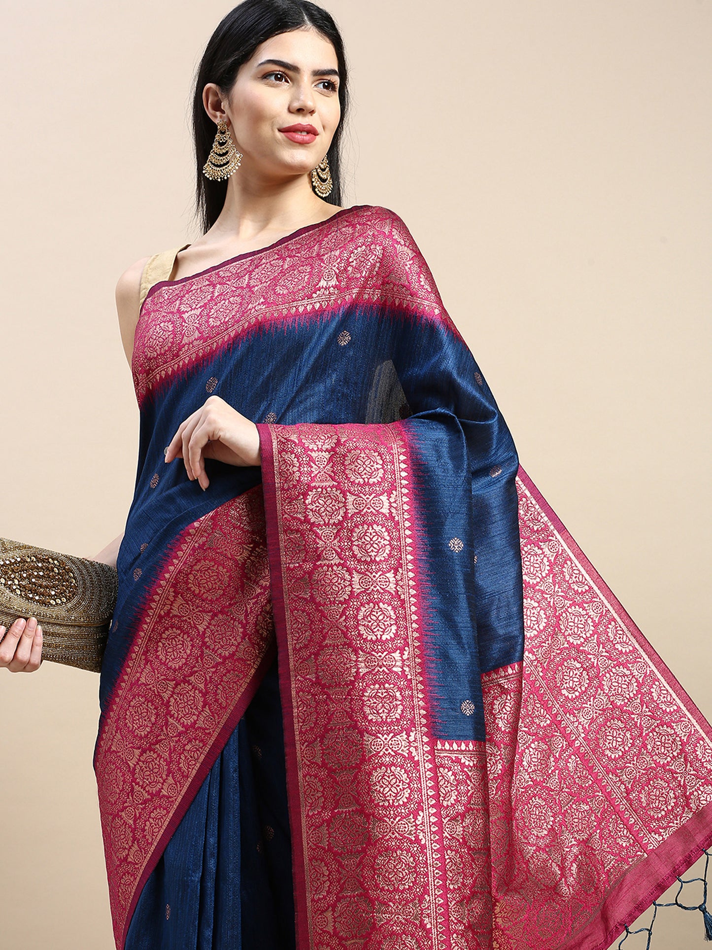 Blue Vaisali Zari Woven Banarasi Silk saree