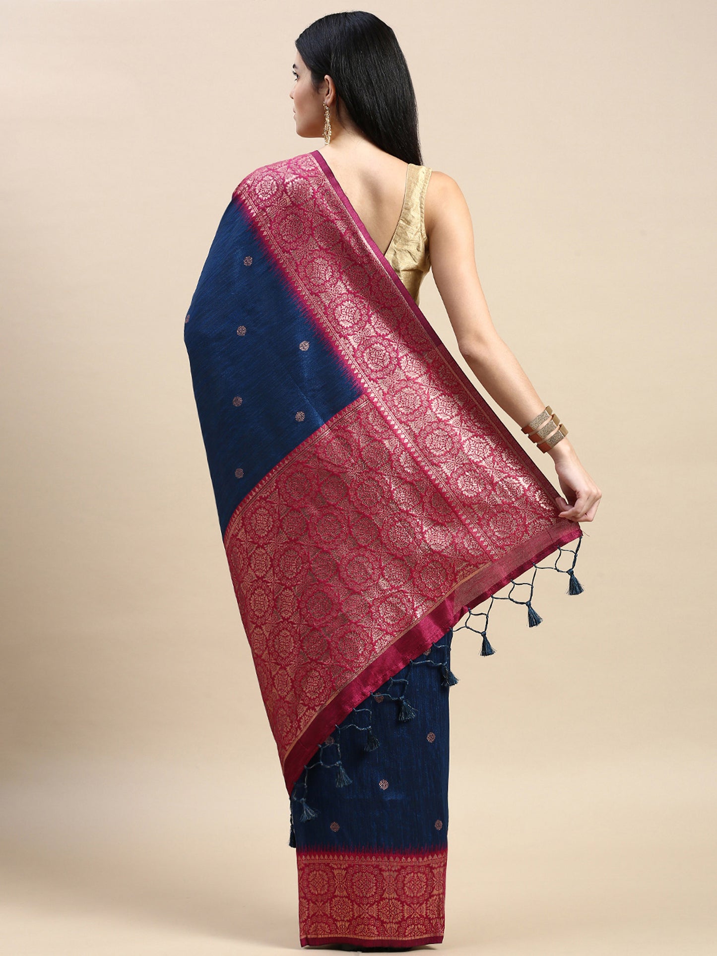 Blue Vaisali Zari Woven Banarasi Silk saree