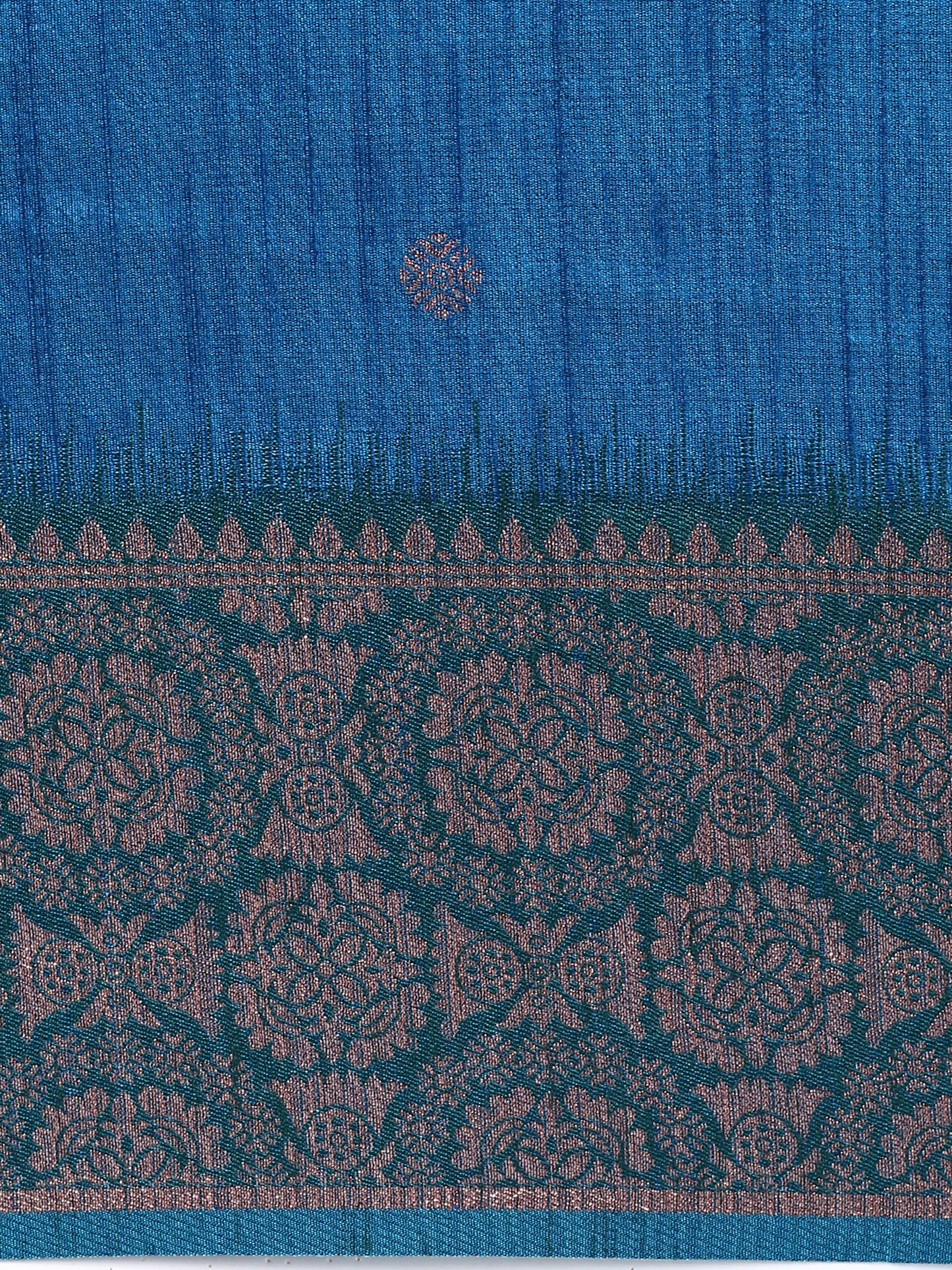 Firozi Vaisali Zari Woven Banarasi Silk saree