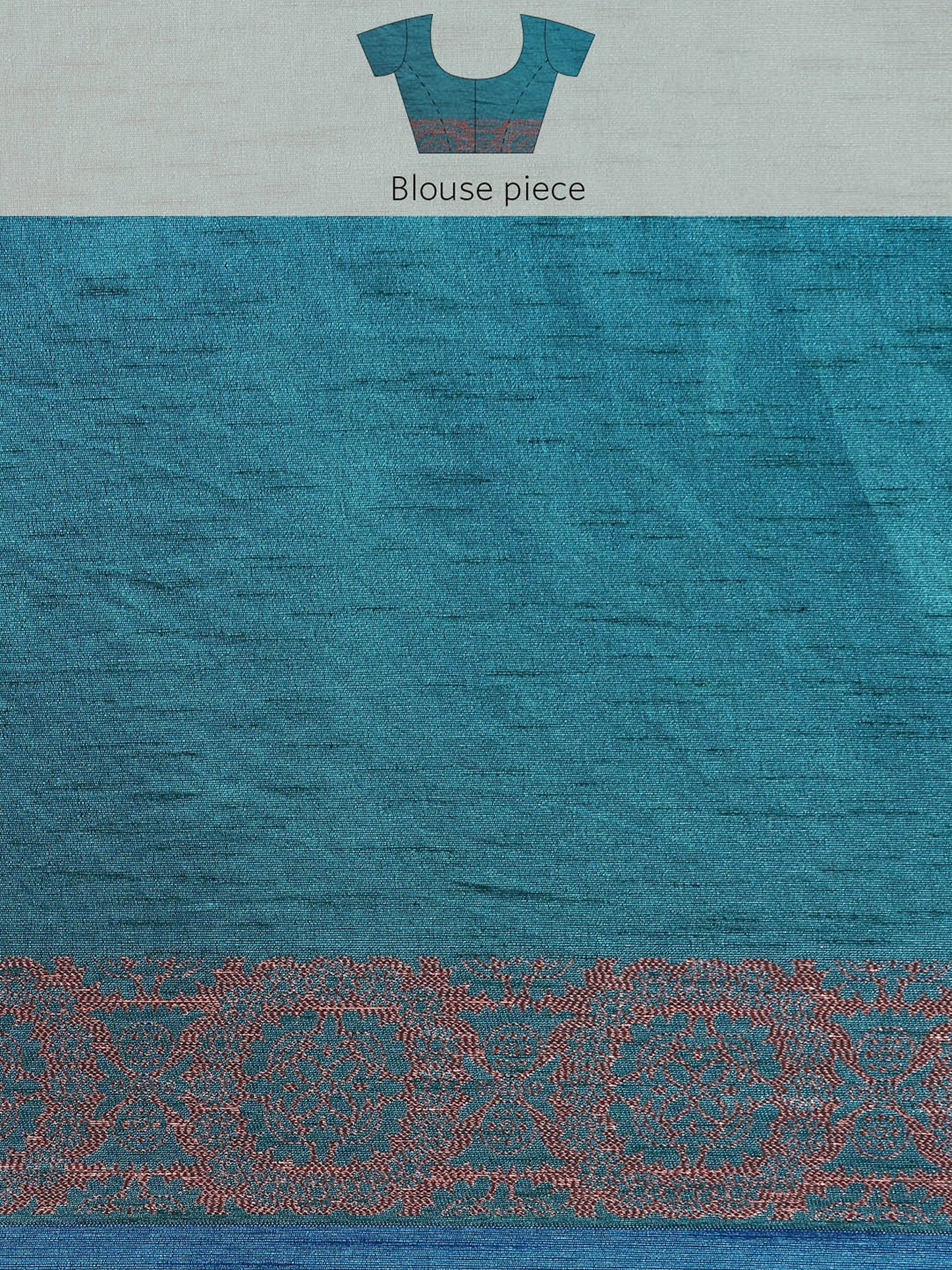 Firozi Vaisali Zari Woven Banarasi Silk saree