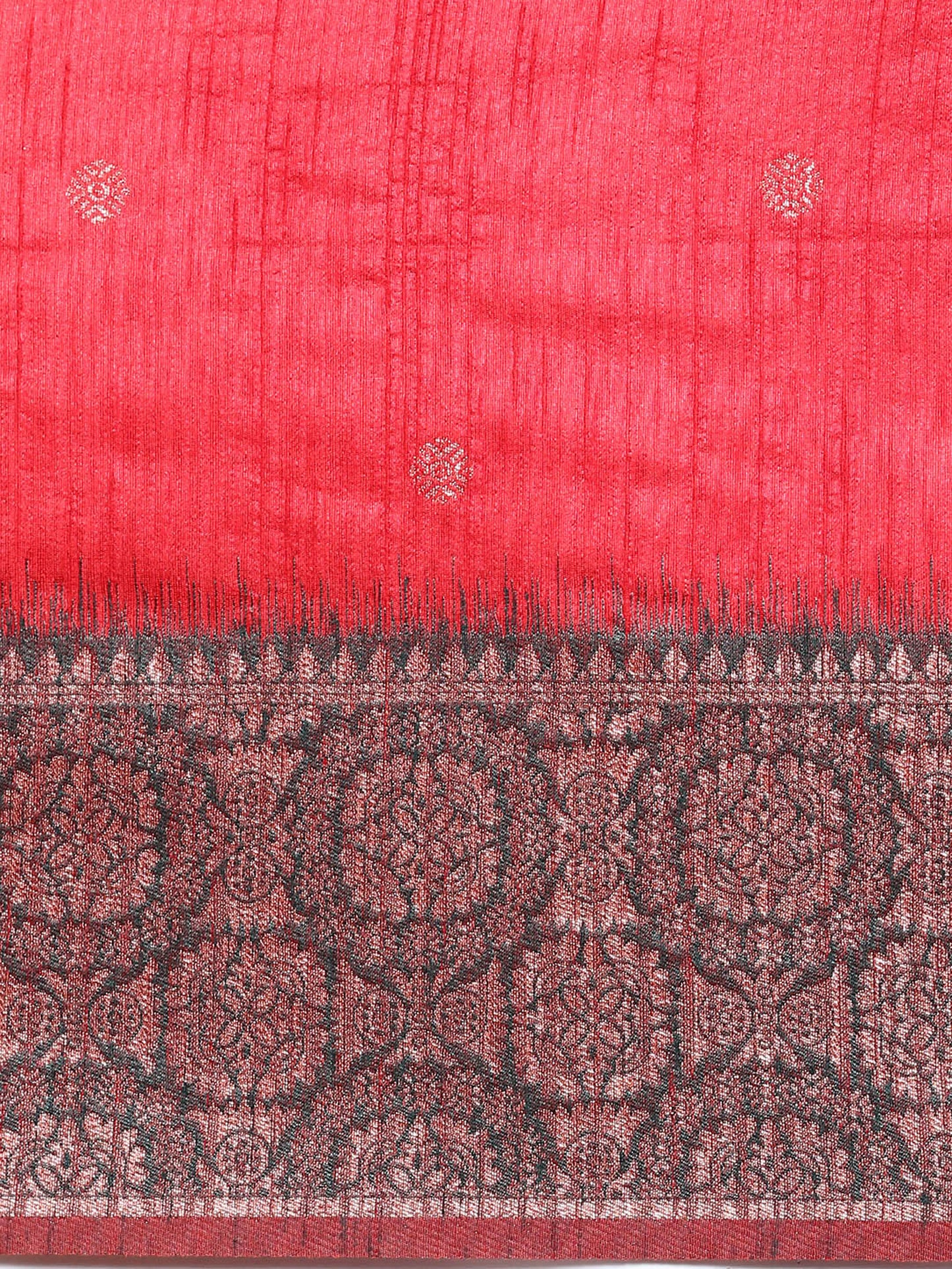 Red Vaisali Zari Woven Banarasi Silk saree