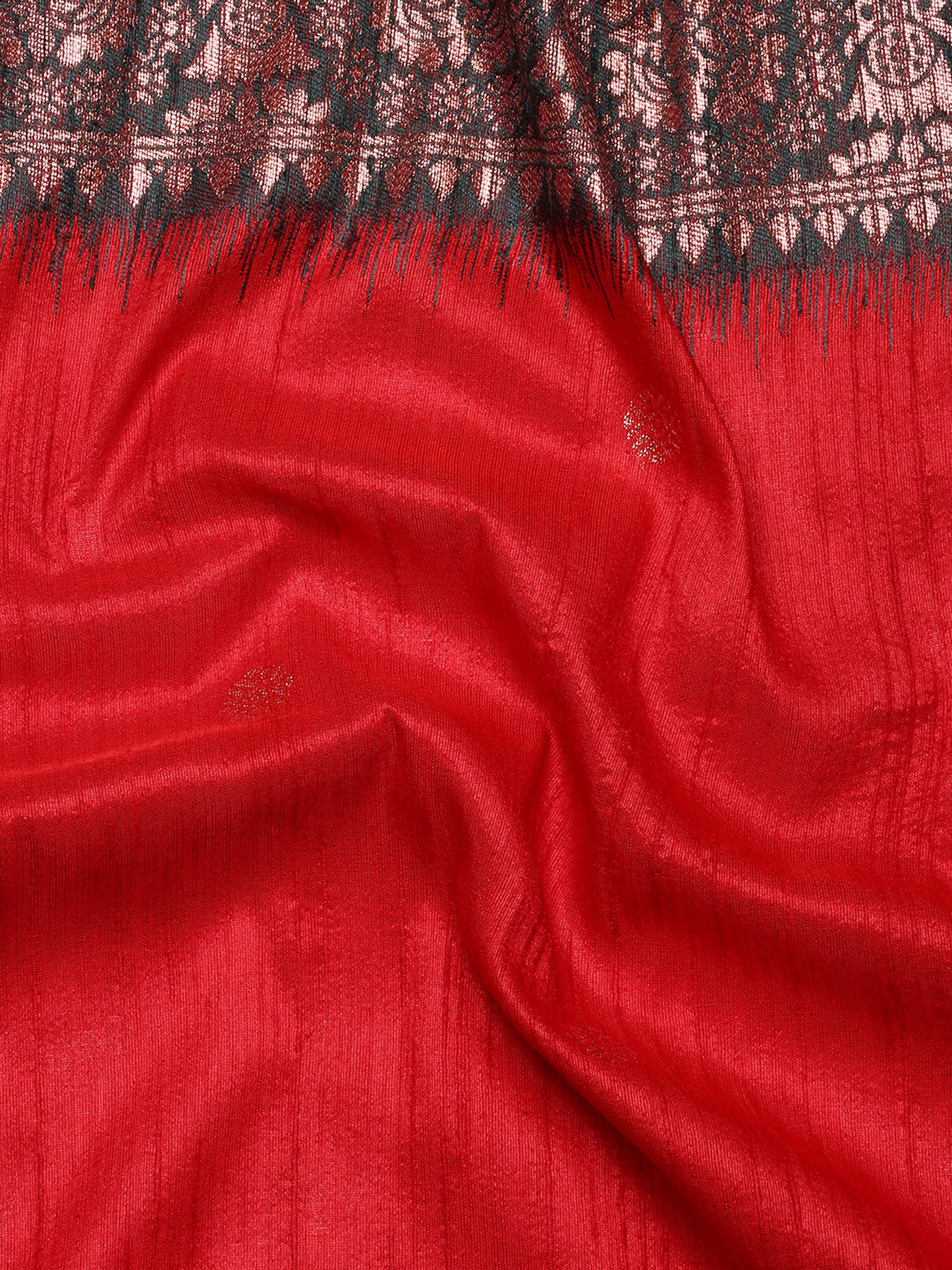 Red Vaisali Zari Woven Banarasi Silk saree