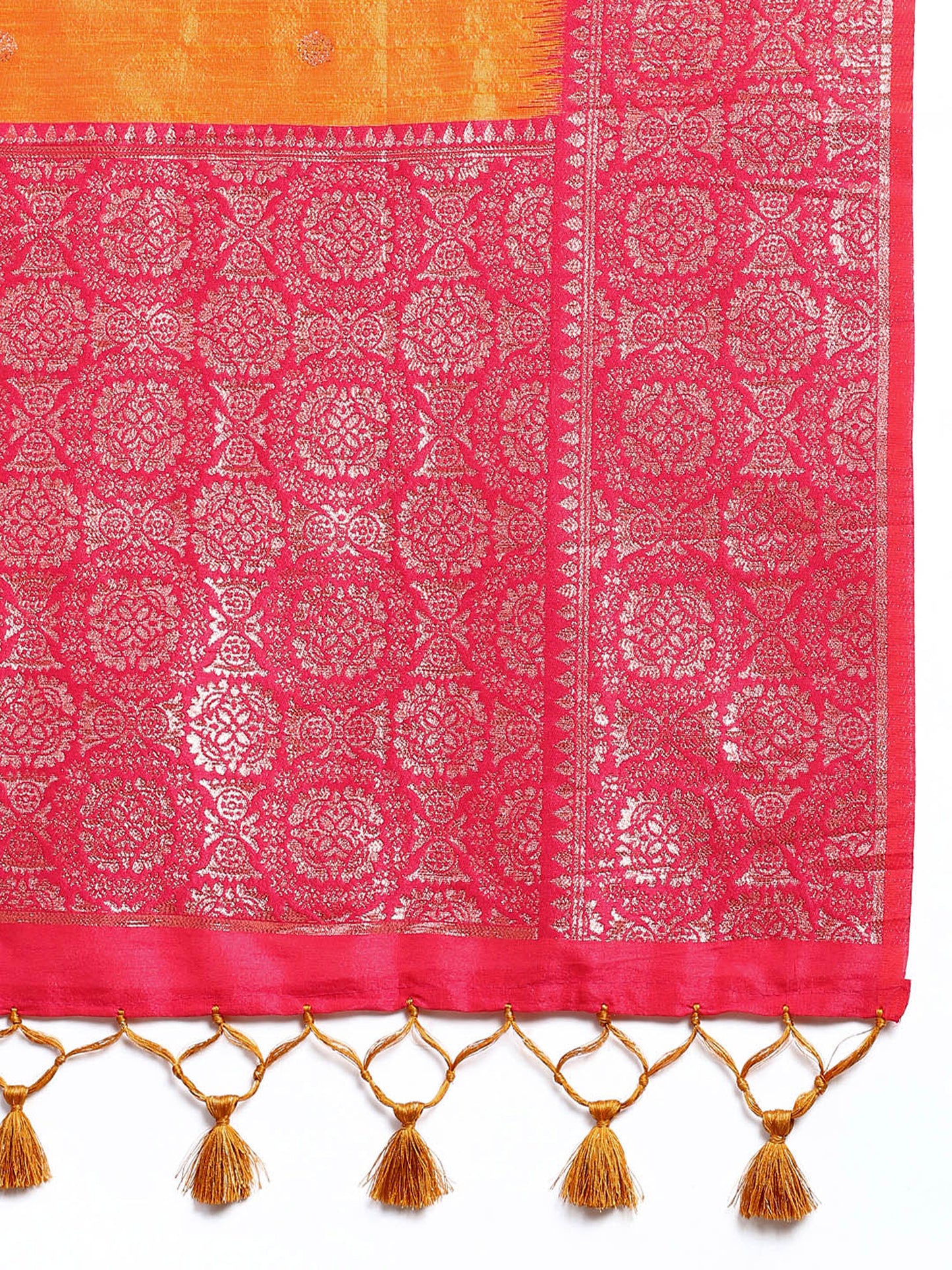 Yellow Vaisali Zari Woven Banarasi Silk saree