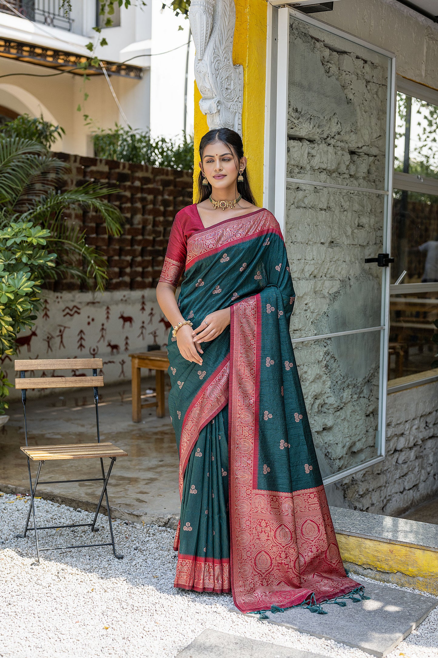 Green Vaishali Banarasi Silk Zari woven Handloom Saree