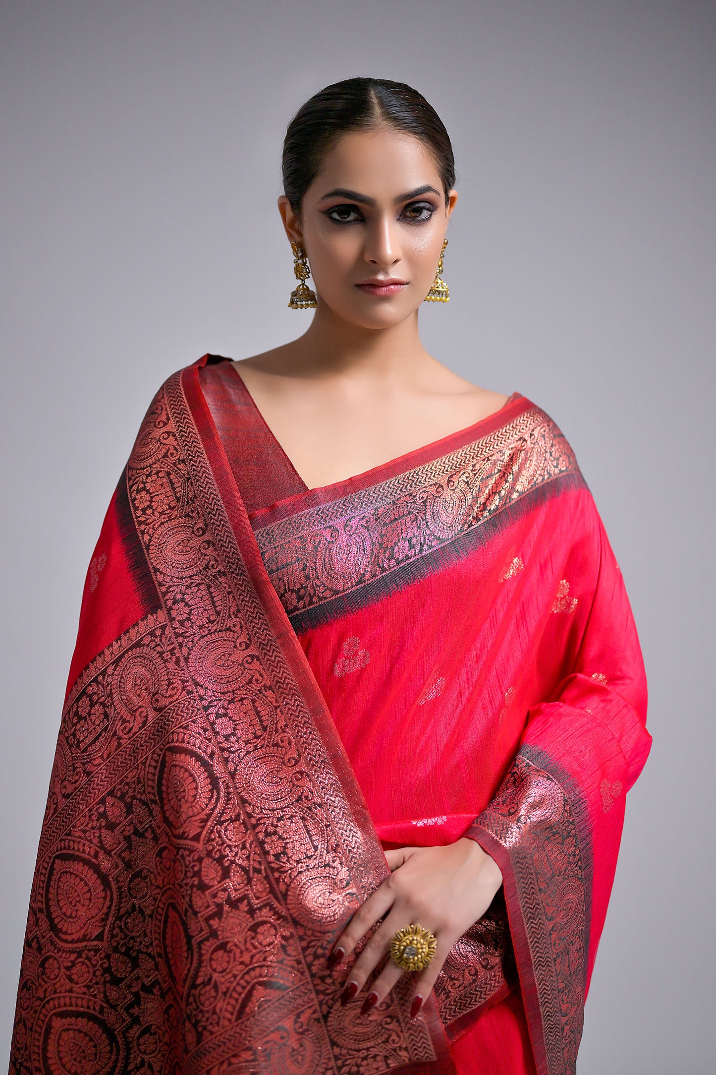 Pink Vaishali Banarasi Silk Zari woven Handloom Saree