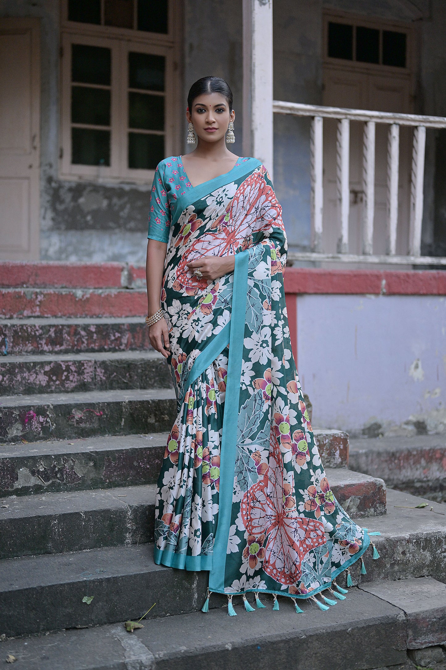 Green Vani Cotton Silk Zari woven Handloom Saree