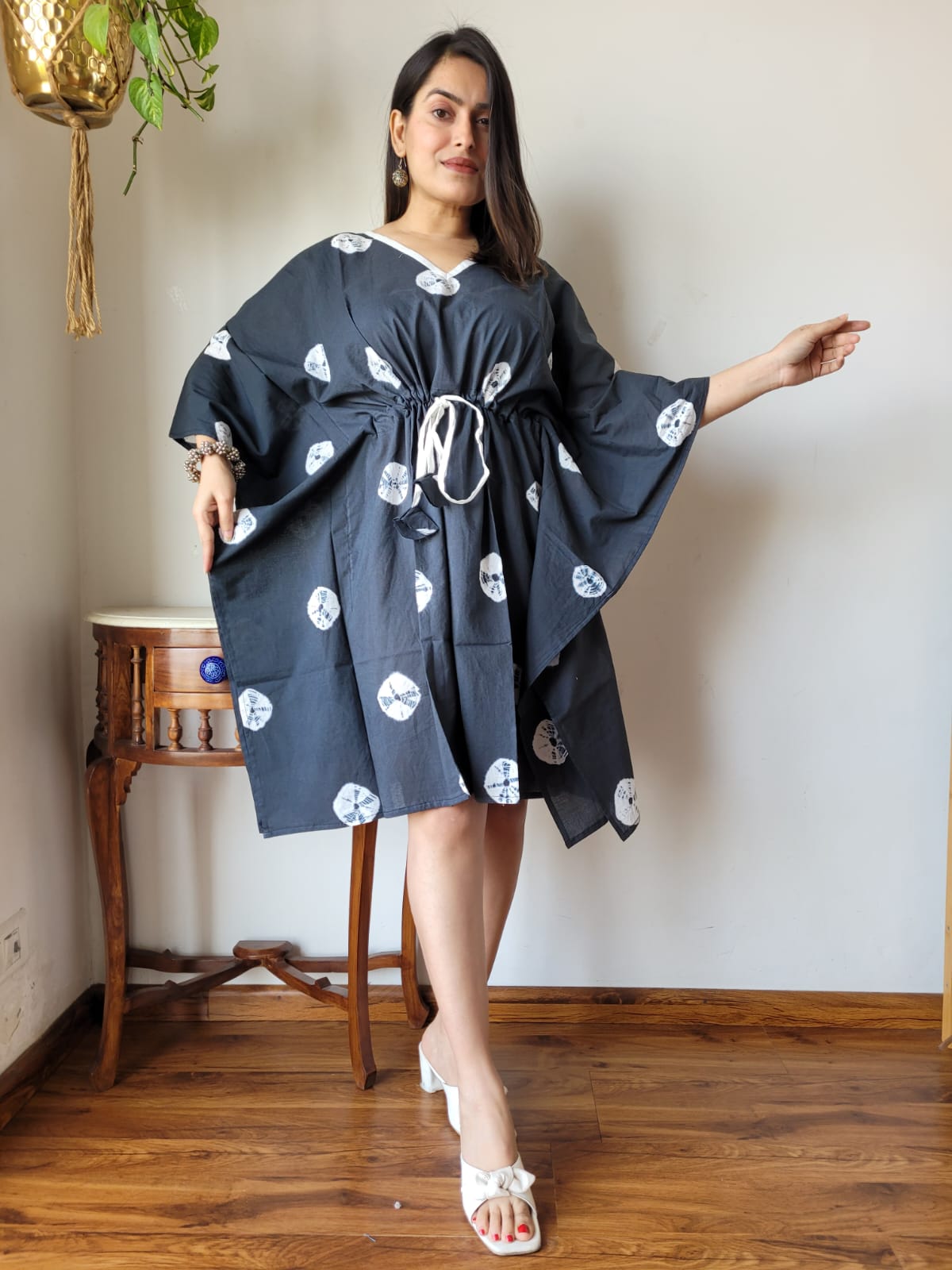 Shibori and Bagru Print Kaftans