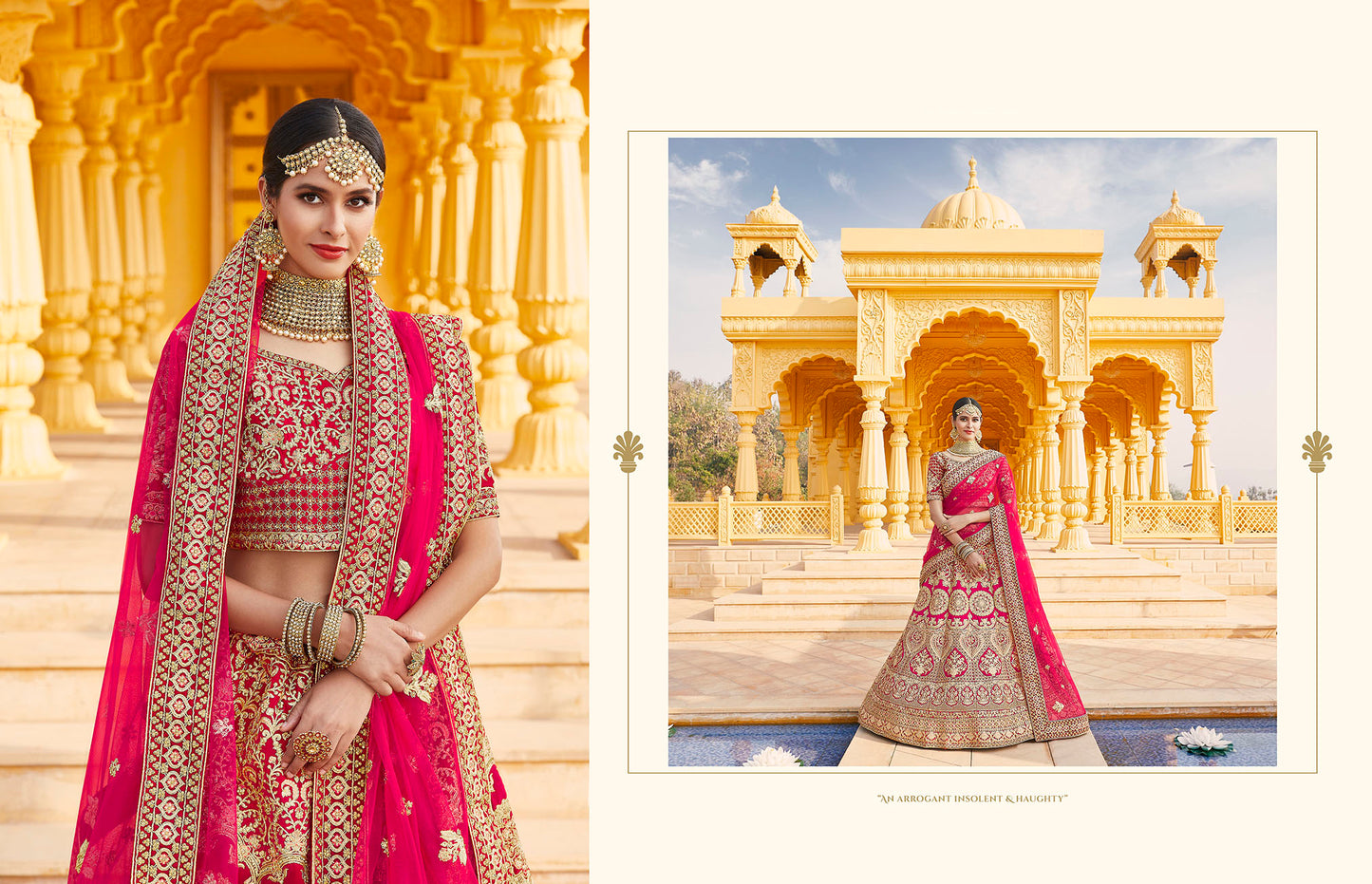 Beautiful Pink Color Velvet Bridal lehenga