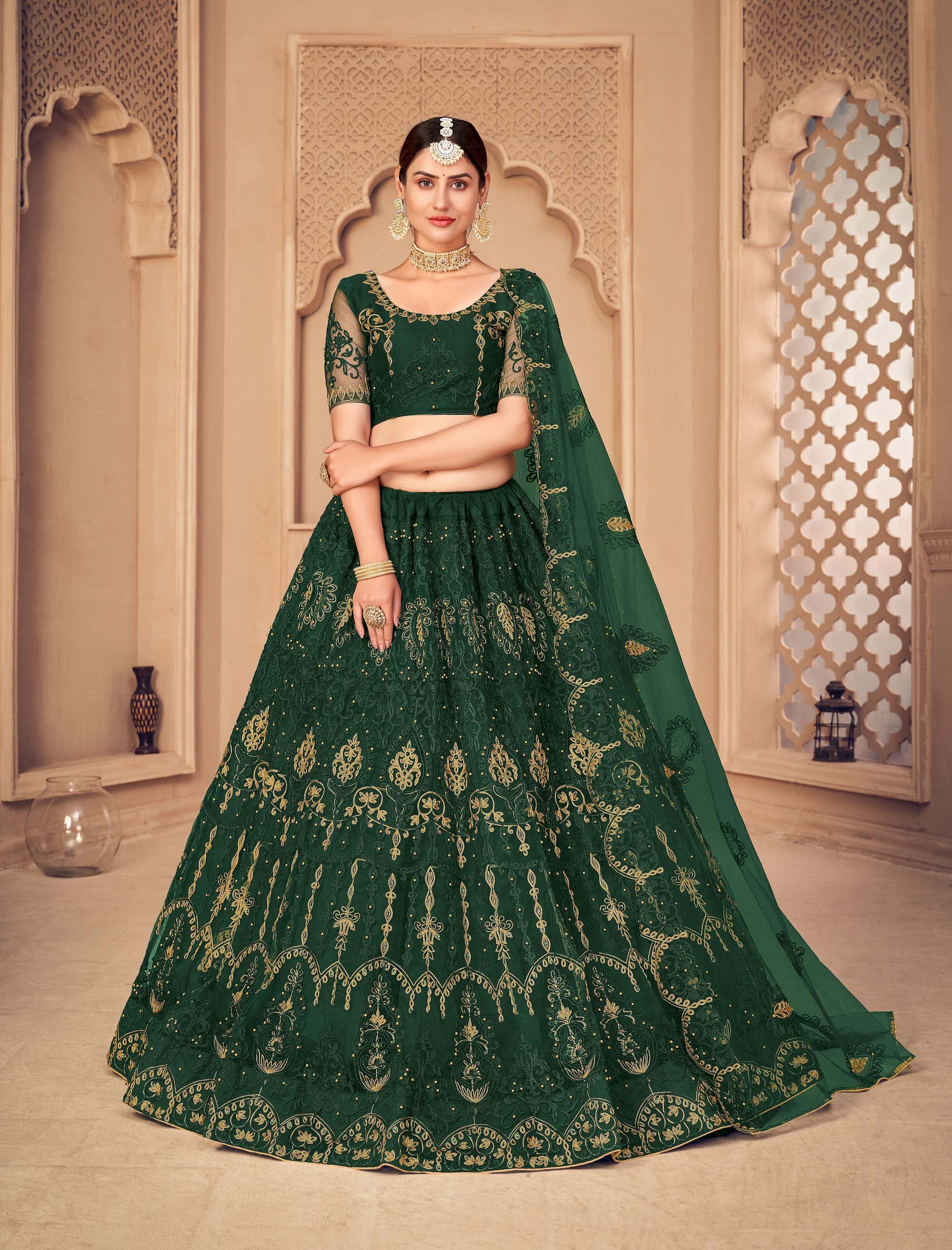 Lehenga Choli For Womens Made By Geogatte Fabric With Sequence 9 mm Work,  Embroi | eBay